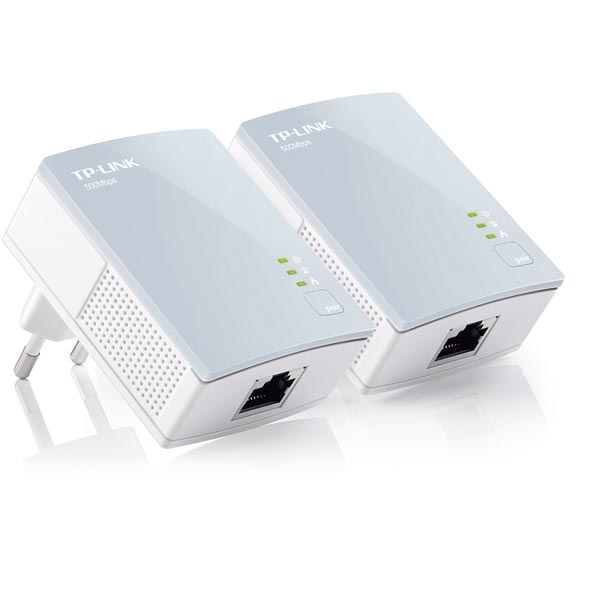 TP-LINK AV500 Mini Powerline Sovitinsarja, 2 pakkaus, 500Mbps TP-LINK AV500 Mini Powerline Sovitinsarja, 2 pakkaus, 500Mbps